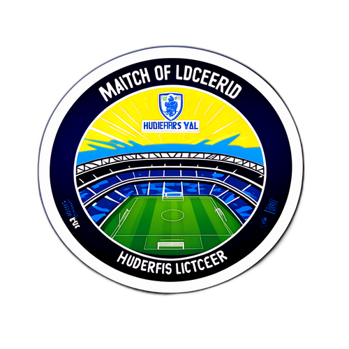 Sticker cu stadion iluminat noaptea