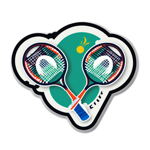 Sticker Raket Badminton Aaron Chia dan Soh Wooi Yik