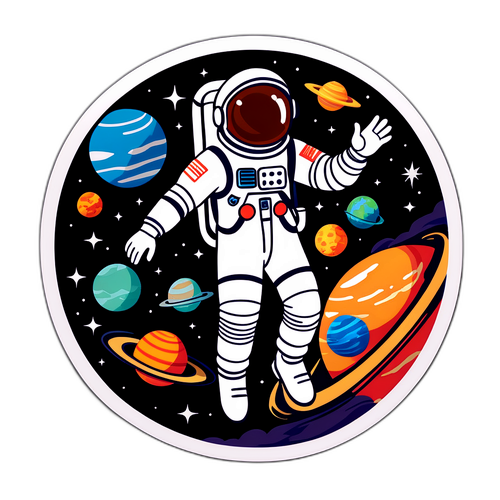 Sticker na Dumarangal sa Espiritu ng Pagsisiyasat sa Kalawakan