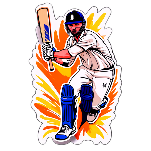 क्रिकेटर की सजीव छवि