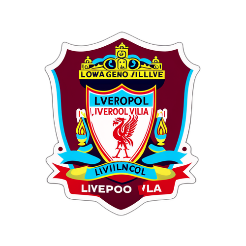 Autocolant Liverpool - Aston Villa