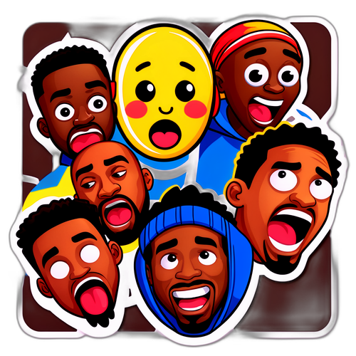 Masayang Emoji na Sticker para sa Balitang NBA