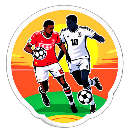 Santos ve Flamengo Futbol Sahnesi