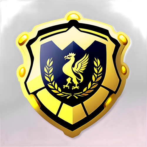 Premier League logo kultaisella taustalla