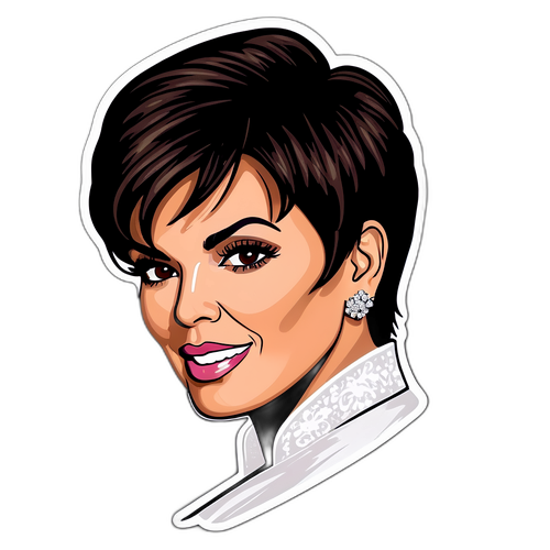 Kris Jenners Glamour Sticker