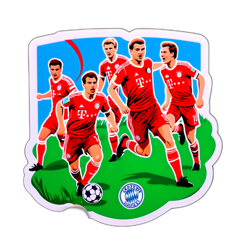 Sticker retro Bayern Munich