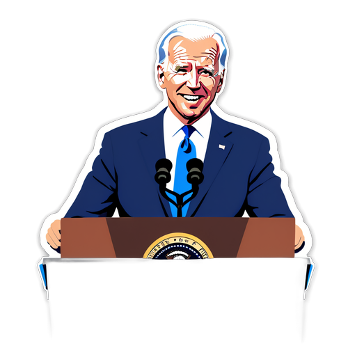 Unveiled: The Biden Sticker Everyone's Talking About—A Must-Have for Political Enthusiasts!