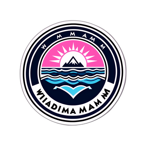 화이트캡과 인터 마이애미 로고를 결합한 디자인