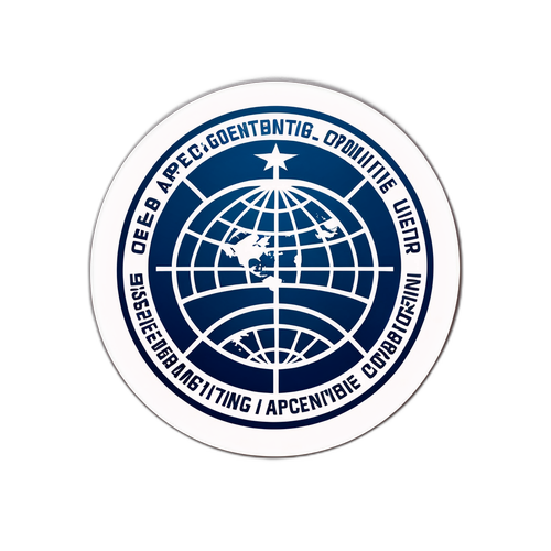 APEC 회의를 상징하는 디자인 스티커
