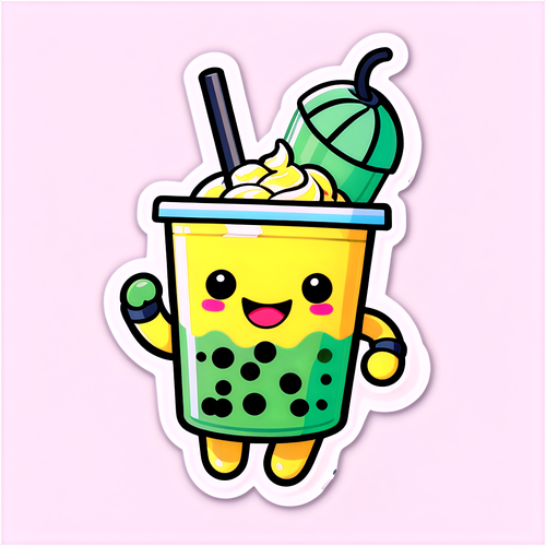 Bubble Tea Bliss: Meet the Joyful Boba Dancing into Your Heart!