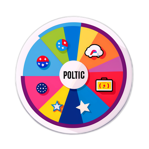 En lekent klistremerke-design med 'Politiloggen'