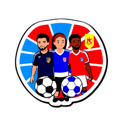 แฟนบอลถือธงทีมฟุตบอล