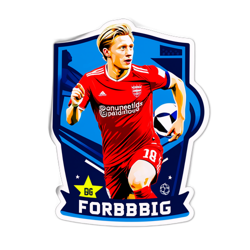 Fotbollssticker med Emil Forsberg