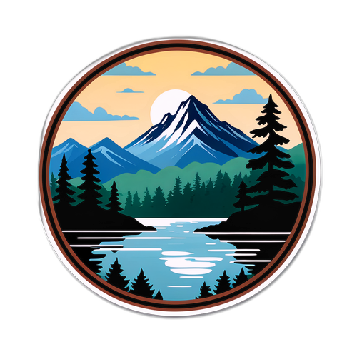 Serene Lake Placid Scene