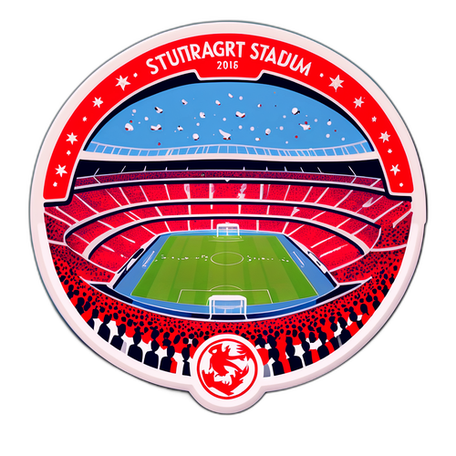 Stuttgart Stadium với không khí lễ hội