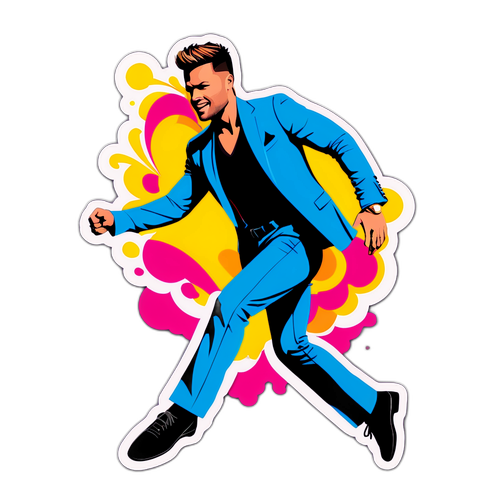 Ricky Martin Művészi Stickers