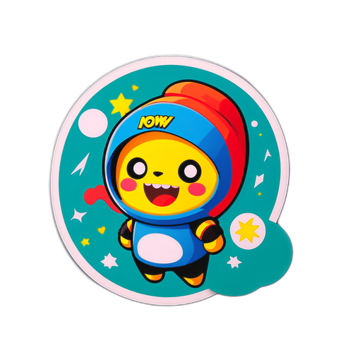 अब का संकेत देने वाला एनिमेटेड चरित्र