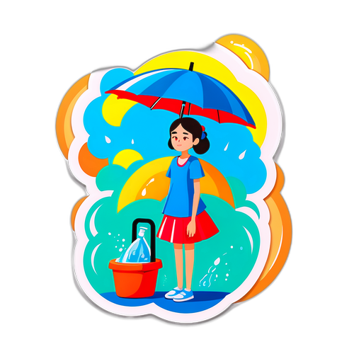 暑さ指数を気にするキャラクターのデザイン