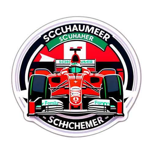 Σχέδιο αυτοκόλλητου "Schumacher"