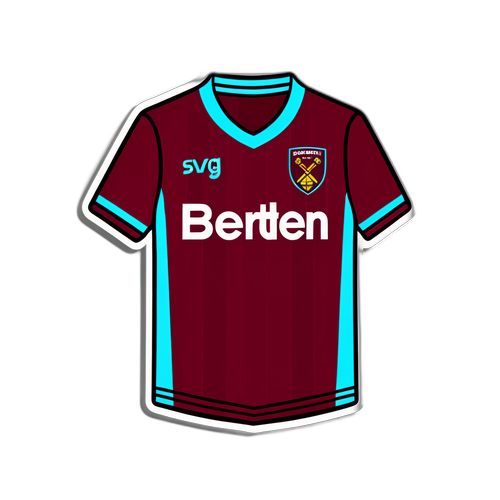 A West Ham és Bournemouth csapatok mezének megjelenése