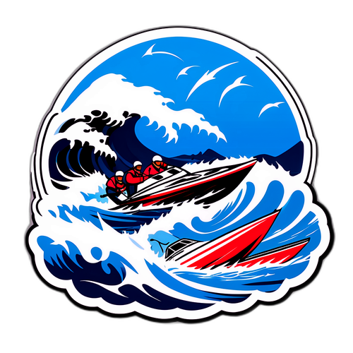 カラツのボートレースシーン