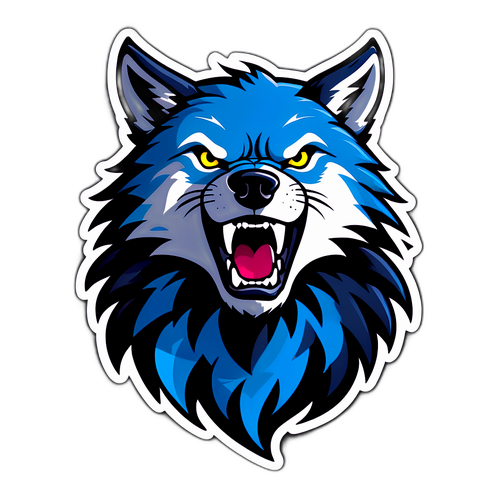 Sticker Serigala Minnesota United