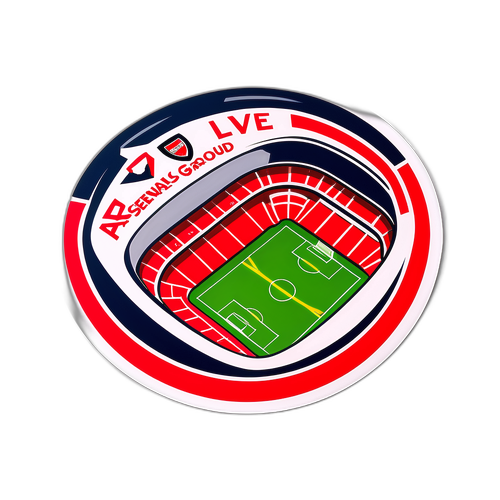 Thiết kế sticker sân nhà Arsenal