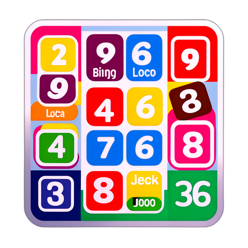 Cartão de Bingo Lotofácil 3460