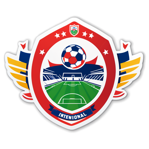 Desain Menarik Pertandingan Antara Nacional dan Internacional