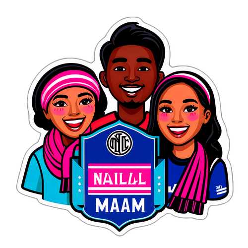 Ilustrasi Budaya Penggemar Nashville dan Inter Miami