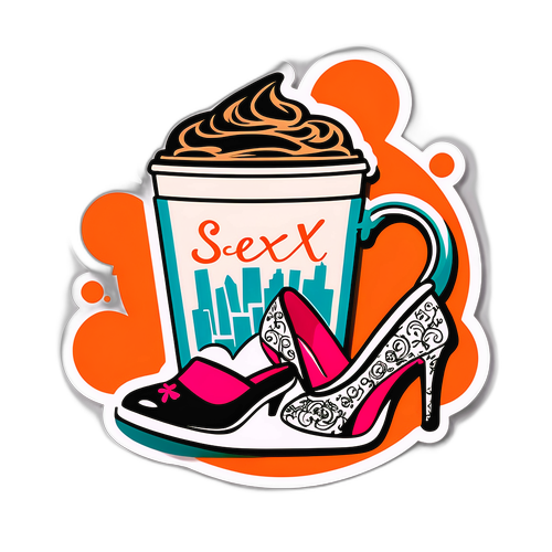 सेक्स और शहर का nostalgिक स्टिकर