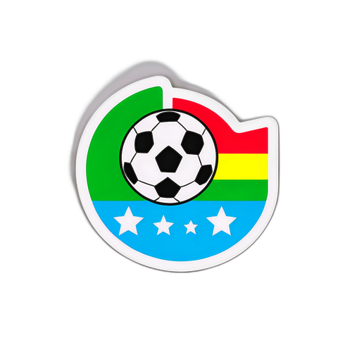 สติกเกอร์แสดงความกระตือรือร้นในการชมการแข่งขันฟุตบอล