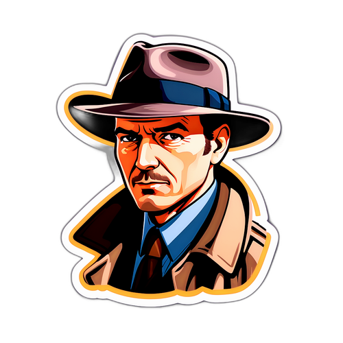 Detektywistyczny sticker Roberta Stockingera