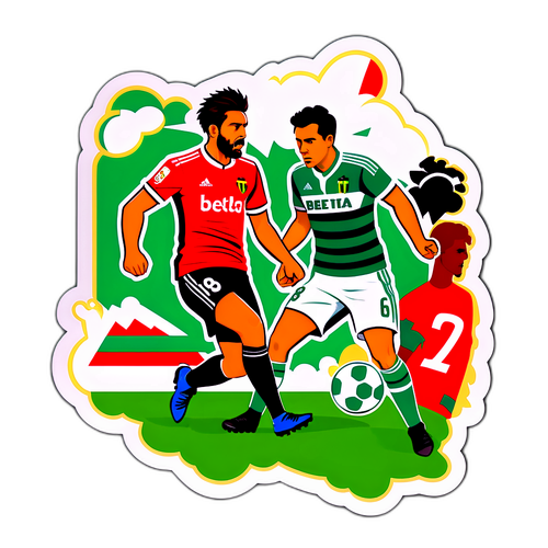 Intensiv matchscen mellan Betis och Real Mallorca