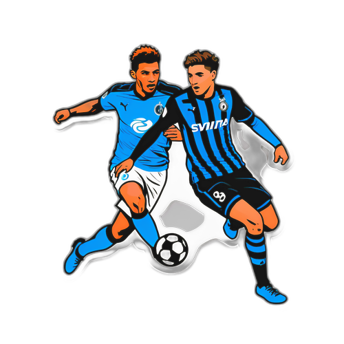 Người chơi Atalanta vượt qua đối thủ