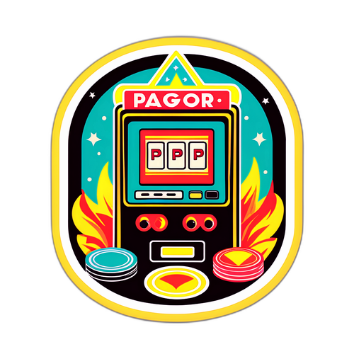 Vintage na Sticker ng PAGCOR