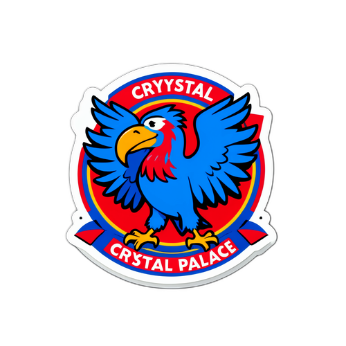 สติกเกอร์ที่สะท้อนความตื่นเต้นของแฟนบอลคริสตัลพาเลซก่อนเกม