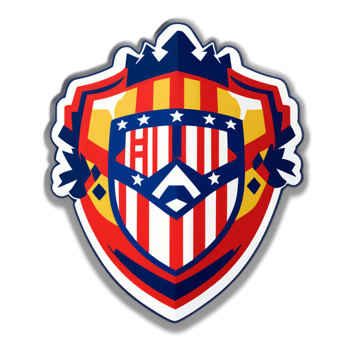 Atlético Madrid Logo Klistermærke