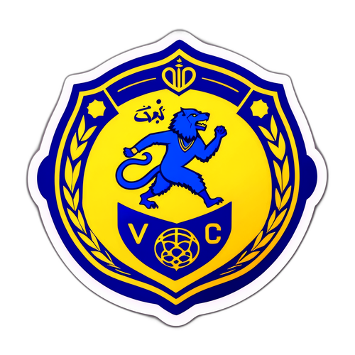 알 쿠드스 클럽과 알 나스르의 대결 장면 스티커