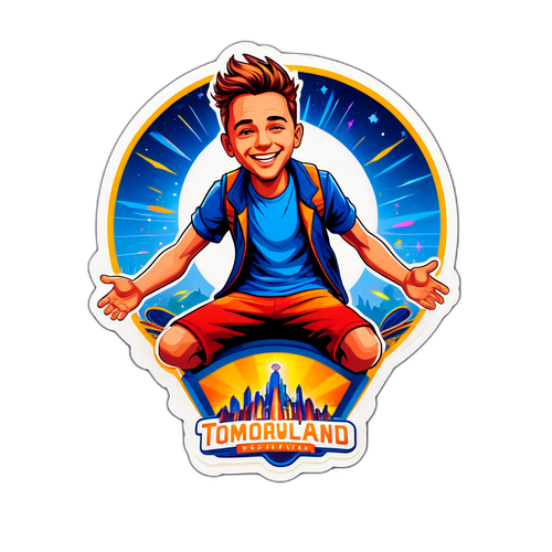 Huikea esiintyjä Tomorrowland-festivaalilla