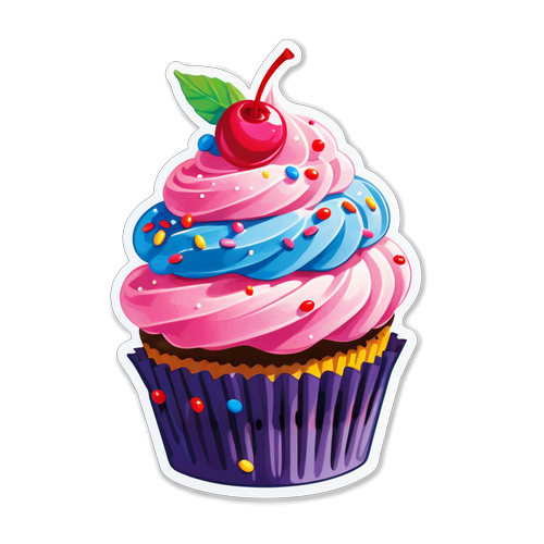 Le Cupcake Qui Va Éveiller Vos Sens: Douceur, Couleurs et Plaisir Assuré!