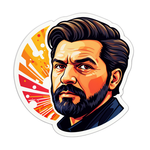 Umělecký nálepka Michalise Dubovického