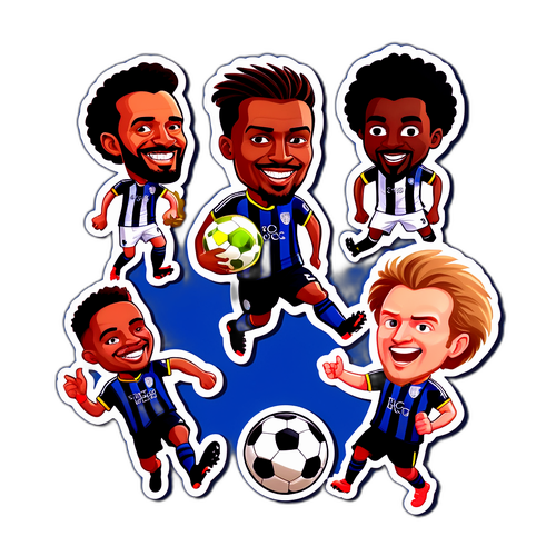 Sticker ya Mchezo wa West Brom dhidi ya Leicester