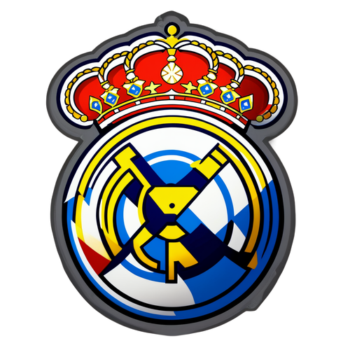 Sticker ya Real Madrid na Kombe la Rey