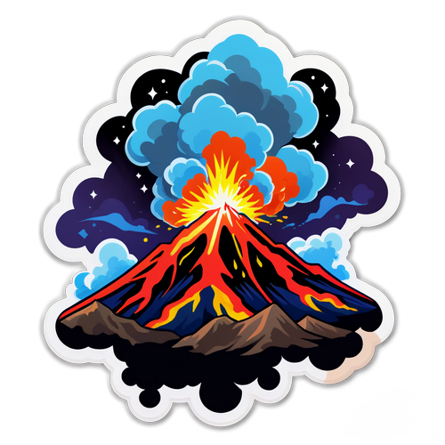 Imaginea Uimitoare a Eruptiei de la Etna: Culori Vibrante și Elementele Naturale ale Regiunii!