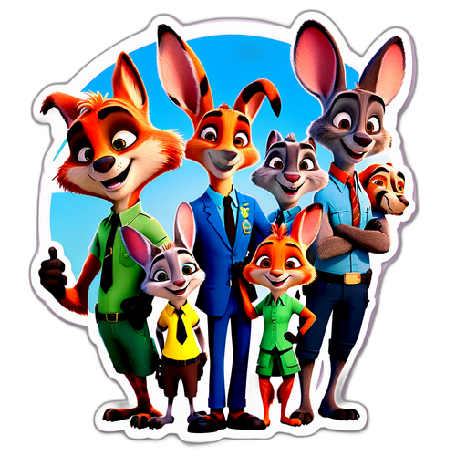 Zábavná nálepka z Zootropoly 2