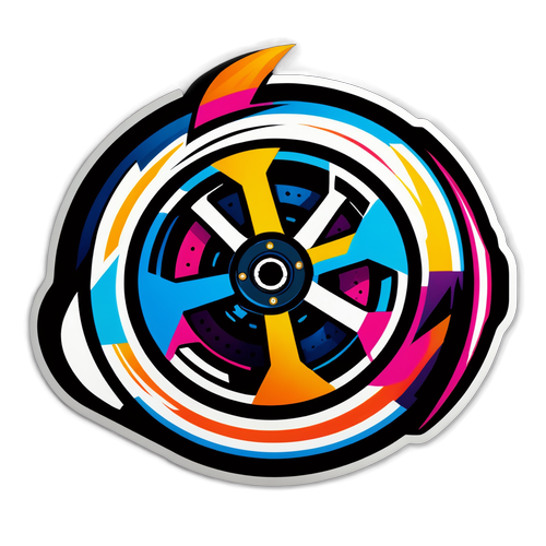 Vibrant Forza-logo sticker