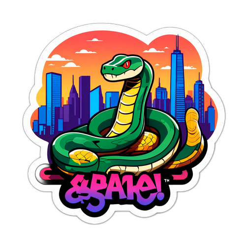 GTA 6 Yılan Karakteri Stickerı