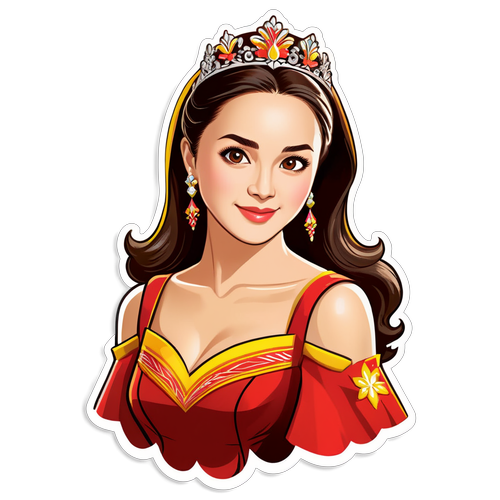 Ang Sining ng Elegansya: Regal na Sticker ni Marian Rivera na Magpapa-Wow sa Iyong Puso!