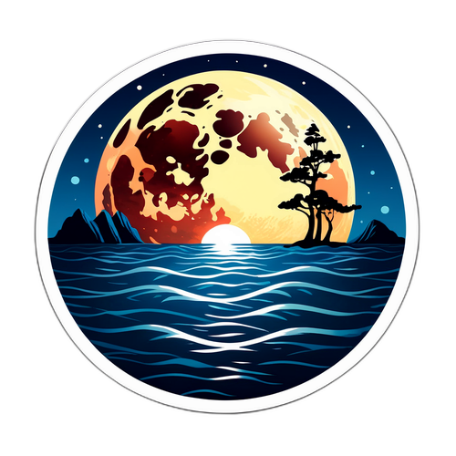 Supermaan Reflecterend in de Oceaan